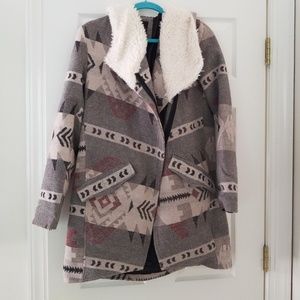 Boho Anthropology type ladies coat Sz. M